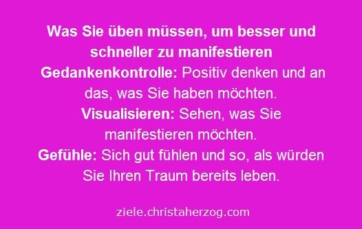 Ist Manifestieren Ein Geheimnis Vision Ziele