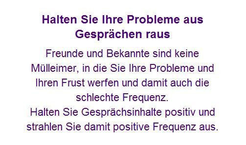 Probleme kein Gesprächsinhalt