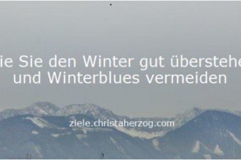 Wie den Winter überstehen