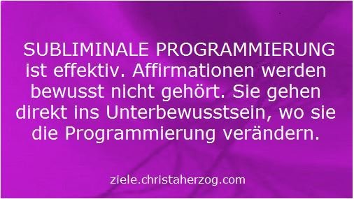 Subliminale Programmierung ist effektiv