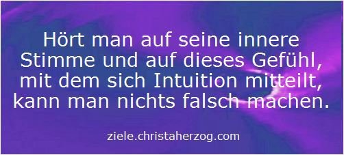 Intuition kennt die Wahrheit