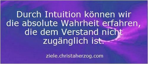 Intuition kennt die Wahrheit