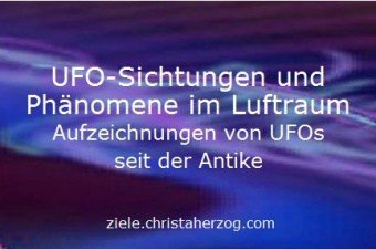 UFO Sichtungen, Abstürze und Aufklärung