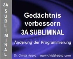 Gedächtnis verrbesser 3A Subliminal Bild