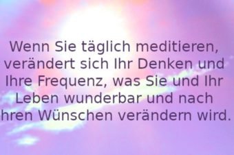 Täglich meditieren macht glücklich und erfolgreich