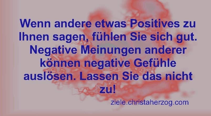 Positive vs negative Meinungen und Gefühle