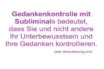 Gedankenkontrolle mit Subliminals